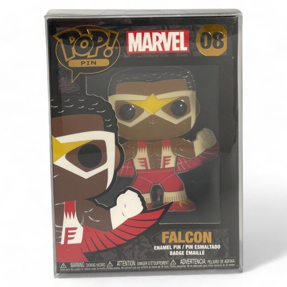 Funko! Marvel Falcon Enamel Pin (#08) - NEW, Vinyl Figure (NEW) - Picture 1 of 7